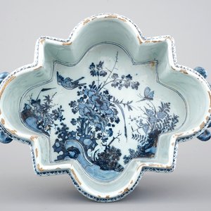 A Dutch Delft blue and white spice box, Samuel van Eenhoorn, De Grieksche A, 1674-1685 — 照片 6