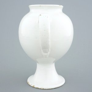 A Dutch Delft blue and white wet drug jar "S. Mirthinis", 18th C. — photo 5