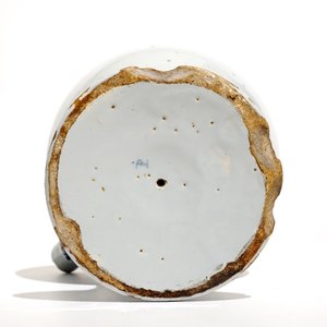 A Dutch Delft blue and white wet drug jar "S:Capil:Ven", 18th C. — 照片 7