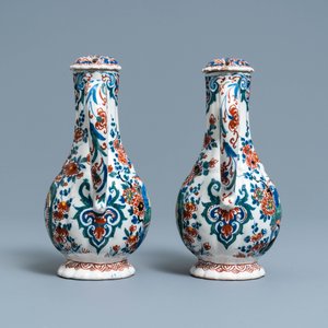 A Dutch Delft cashmere palette cruet set on stand, 1st quarter 18th C. — photo 9