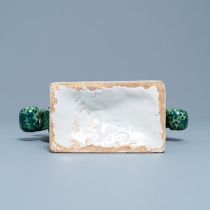 A Dutch Delft cashmere palette tulip vase, 1st quarter 18th C. — photo 6