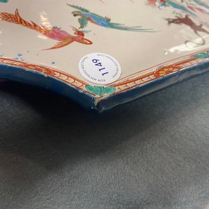 A Dutch Delft doré Kakiemon-style plaque, 18th C. — 照片 4