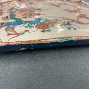 A Dutch Delft doré Kakiemon-style plaque, 18th C. — 照片 8