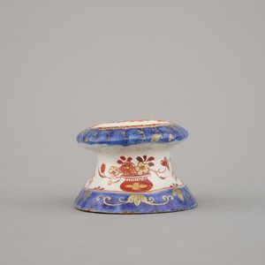 A Dutch Delft doré salt cellar, Pieter Adriaensz. Kocx, The Greek A, 1705-1720 — photo 6