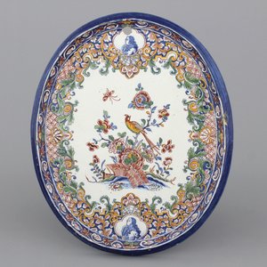 A Dutch Delft polychrome orangist plaque, 18th C. — photo 1