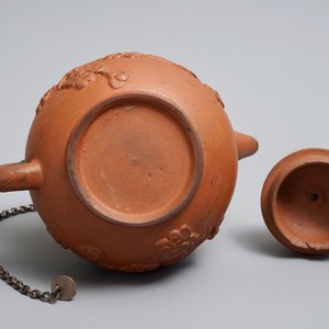 A Dutch Delft silver-mounted yixing style red earthenware teapot and cover, 1st quarter 18th C. — 照片 7