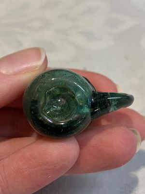 A Dutch or German green glass reliquary holder, excavated in Maastricht, 16/17th C. — 照片 7