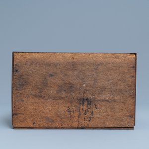 A Dutch wood marquetry and bone inlay table cabinet, 17th C. — 照片 7