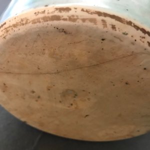 A European-decorated Chinese rouleau vase, Transitional period — photo 12