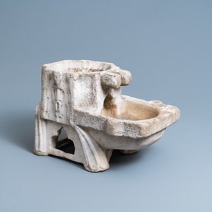 A Fatimid marble kilga, Egypt, 11/12th C. — photo 1