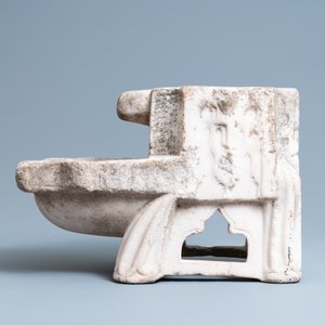 A Fatimid marble kilga, Egypt, 11/12th C. — photo 4