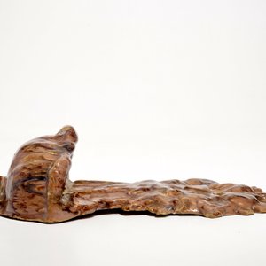 A faux-marble Bruges faience holy water font, Pulinx workshop, 18th C. — 照片 3