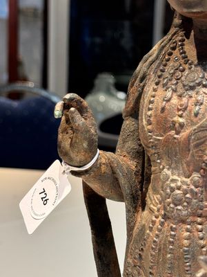A fine and large Chinese bronze standing Buddha, Liao/Jin — photo 11