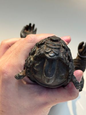 A fine and large Chinese bronze standing Buddha, Liao/Jin — photo 15