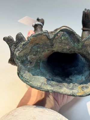 A fine and large Chinese bronze standing Buddha, Liao/Jin — photo 16