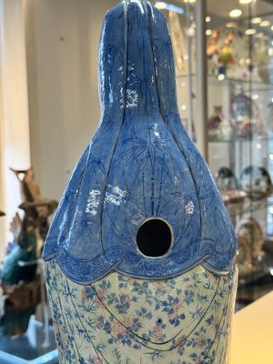 A fine and large Chinese famille rose Guanyin, Jiaqing — photo 15