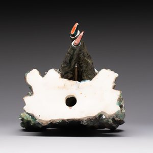 A fine and rare Chinese polychrome figure of a lady, Ye Yunhong Zhi 葉運紅製 mark, Republic — foto 7