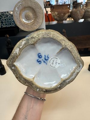 A fine blue and white Dutch Delft five-piece chinoiserie garniture — photo 139
