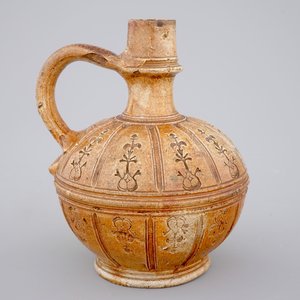 A fine bulbous stoneware jug, Raeren, 16/17th C. — 照片 2