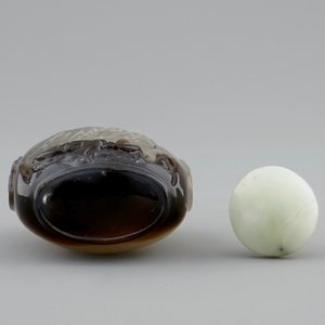A fine Chinese agate snuff bottle, 18/19th C. — photo 6