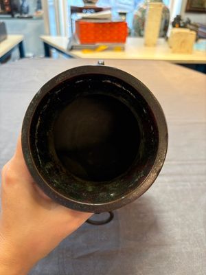 A fine Chinese archaistic bronze 'hu' vase, Song/Yuan — 照片 5