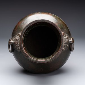 A fine Chinese archaistic bronze 'hu' vase, Song/Yuan — 照片 6