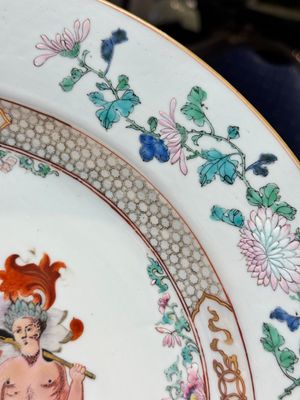 A fine Chinese armorial dish with the arms of Grant for the English market, Yongzheng, ca. 1730 — photo 7