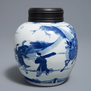 A fine Chinese blue and white ginger jar, Kangxi — 照片 2