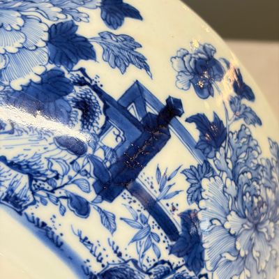 A fine Chinese blue and white 'Peonies' bowl — foto 17