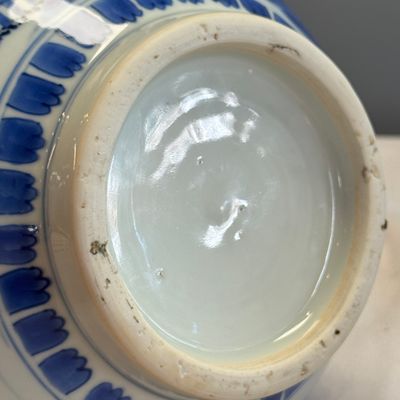 A fine Chinese blue and white ‘Scholars’ double-gourd vase — foto 19