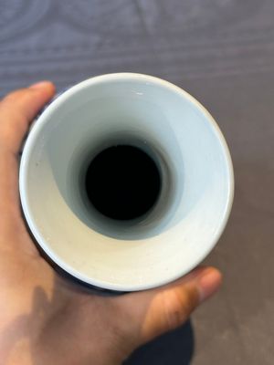 A fine Chinese blue and white vase with narrative design, Kangxi — 照片 5