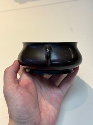 A fine Chinese bronze censer, Yu Tang Jing Wan 玉堂精玩 mark, 17/18th C. — photo 2