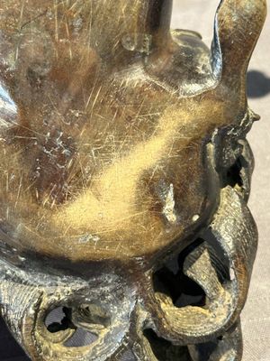 A fine Chinese bronze 'qilin' censer and cover, Ming — photo 17
