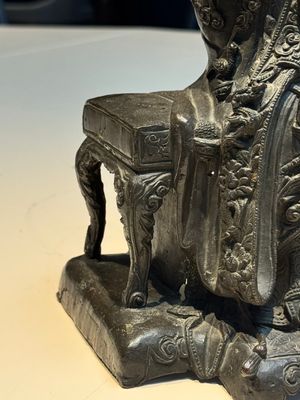 A fine Chinese bronze sculpture figure of Wenchang, Ming — photo 14