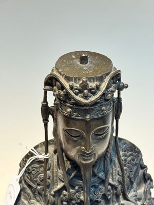 A fine Chinese bronze sculpture figure of Wenchang, Ming — photo 16