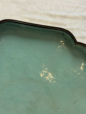 A fine Chinese Canton enamel blue-ground 'Double Happiness 囍' box and cover, Qianlong — photo 20