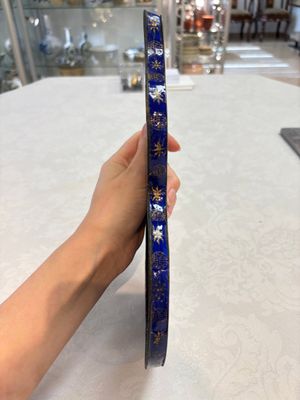 A fine Chinese Canton enamel double-gourd-shaped 'Da Ji 大吉' tray, Jiaqing — photo 2