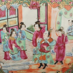 A fine Chinese Canton porcelain sleeve vase, 19th C. — 照片 9