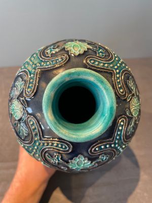 A fine Chinese Fahua 'meiping' vase with figural design, Ming — foto 7