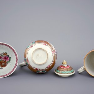 A fine Chinese famille rose and gilt part tea service, Yongzheng, 1723-1735 — photo 9