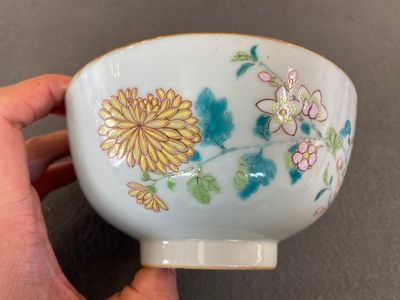 A fine Chinese famille rose bowl with floral design, Yongzheng — 照片 5