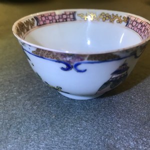 A fine Chinese famille rose cup and saucer with a musician, Yongzheng — 照片 14