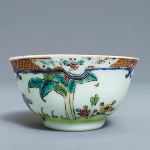 A fine Chinese famille rose cup and saucer with a musician, Yongzheng — 照片 6