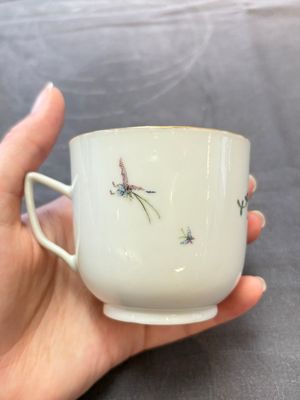 A fine Chinese famille rose cup and saucer with floral design, Daoguang mark, Republic — 照片 3