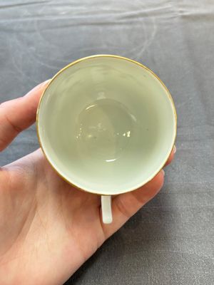 A fine Chinese famille rose cup and saucer with floral design, Daoguang mark, Republic — 照片 7