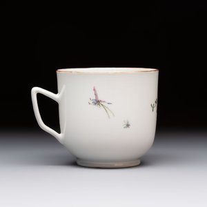 A fine Chinese famille rose cup and saucer with floral design, Daoguang mark, Republic — 照片 6