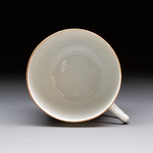A fine Chinese famille rose cup and saucer with floral design, Daoguang mark, Republic — 照片 8