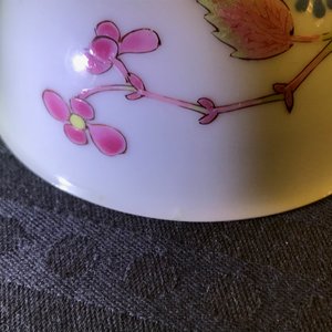 A fine Chinese famille rose cup and saucer with floral design, Yongzheng — photo 22