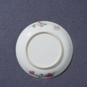 A fine Chinese famille rose cup and saucer with floral design, Yongzheng — photo 15