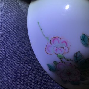 A fine Chinese famille rose cup and saucer with floral design, Yongzheng — photo 16